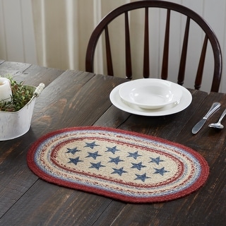 Celebration Jute Oval Placemat 12x18 - Bed Bath & Beyond - 35471197