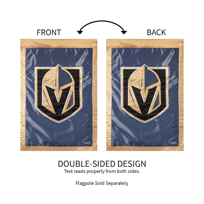 Applique Flag, House Size, Vegas Golden Knights
