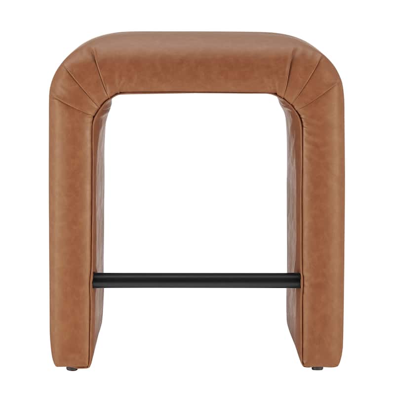 NPD Furniture Jovanka Faux Leather Counter Stool
