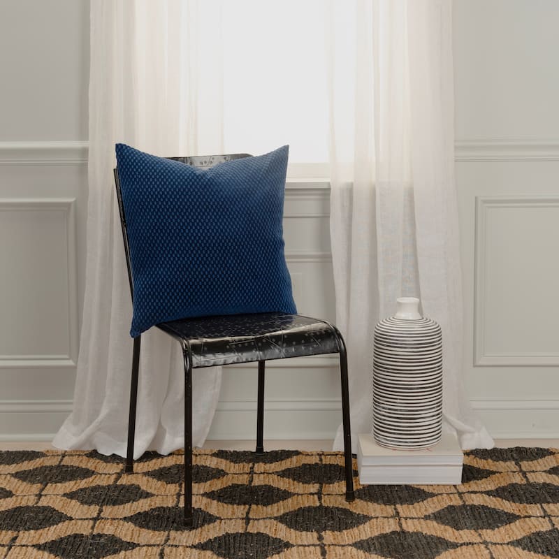 Rizzy Home Transitional Pillow Cover - 20" x 20"