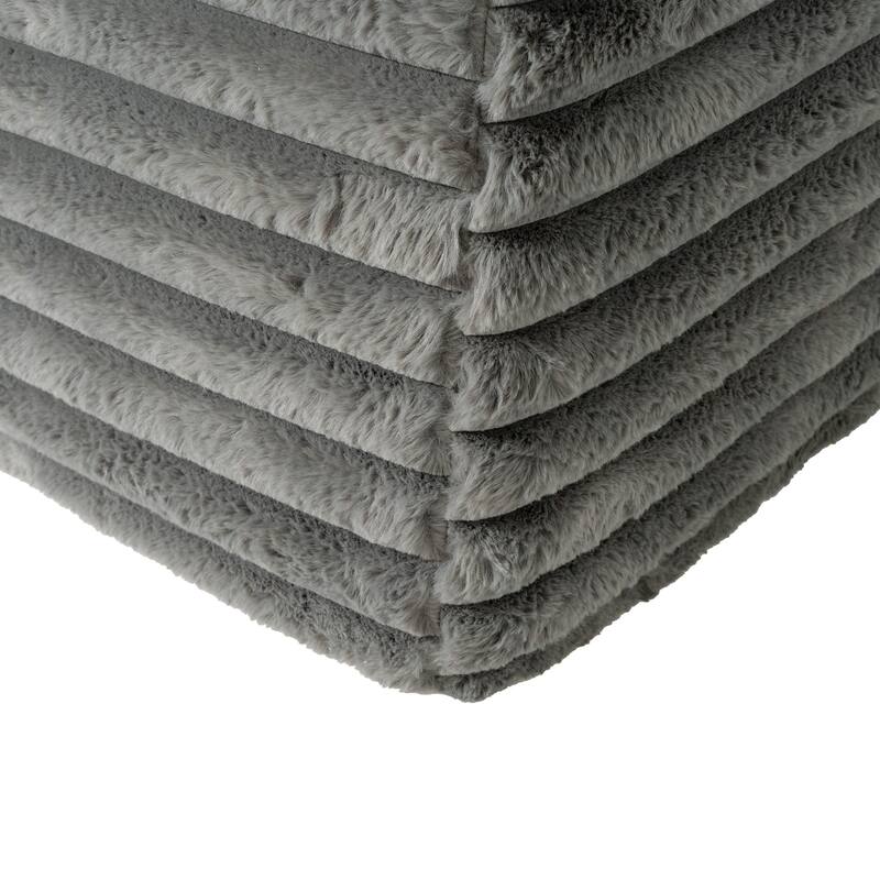 Sectional Upholstered Sofa with Convertible Upholstered Chair