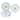 STP Goods Lily of the Valley Bone China Dessert Plate Set of 2