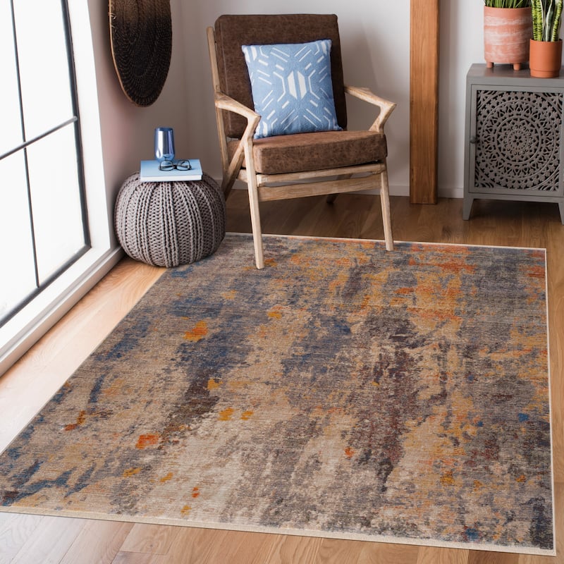 Sevita Modern Desert Distressed Abstract Area Rug