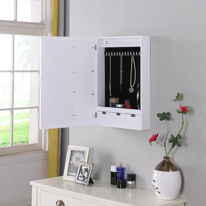 Venice Wall Mount Wood Jewelry Armorie