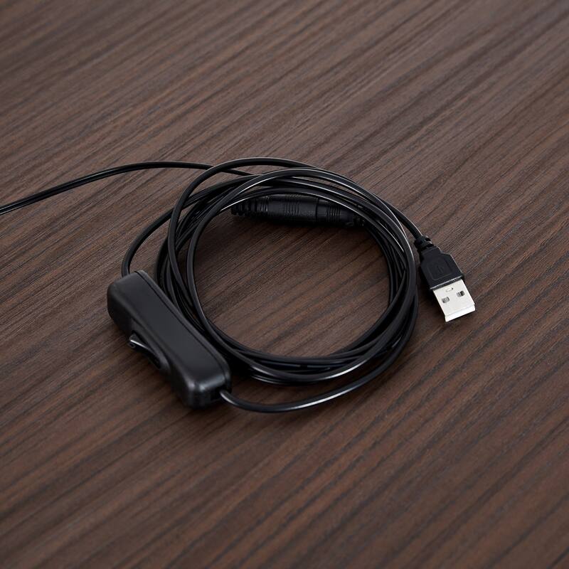 51.2" Modern Display Cabinet with Glass Doors, LED Lighting, Adjustable Shelves and 2 Storage Drawers