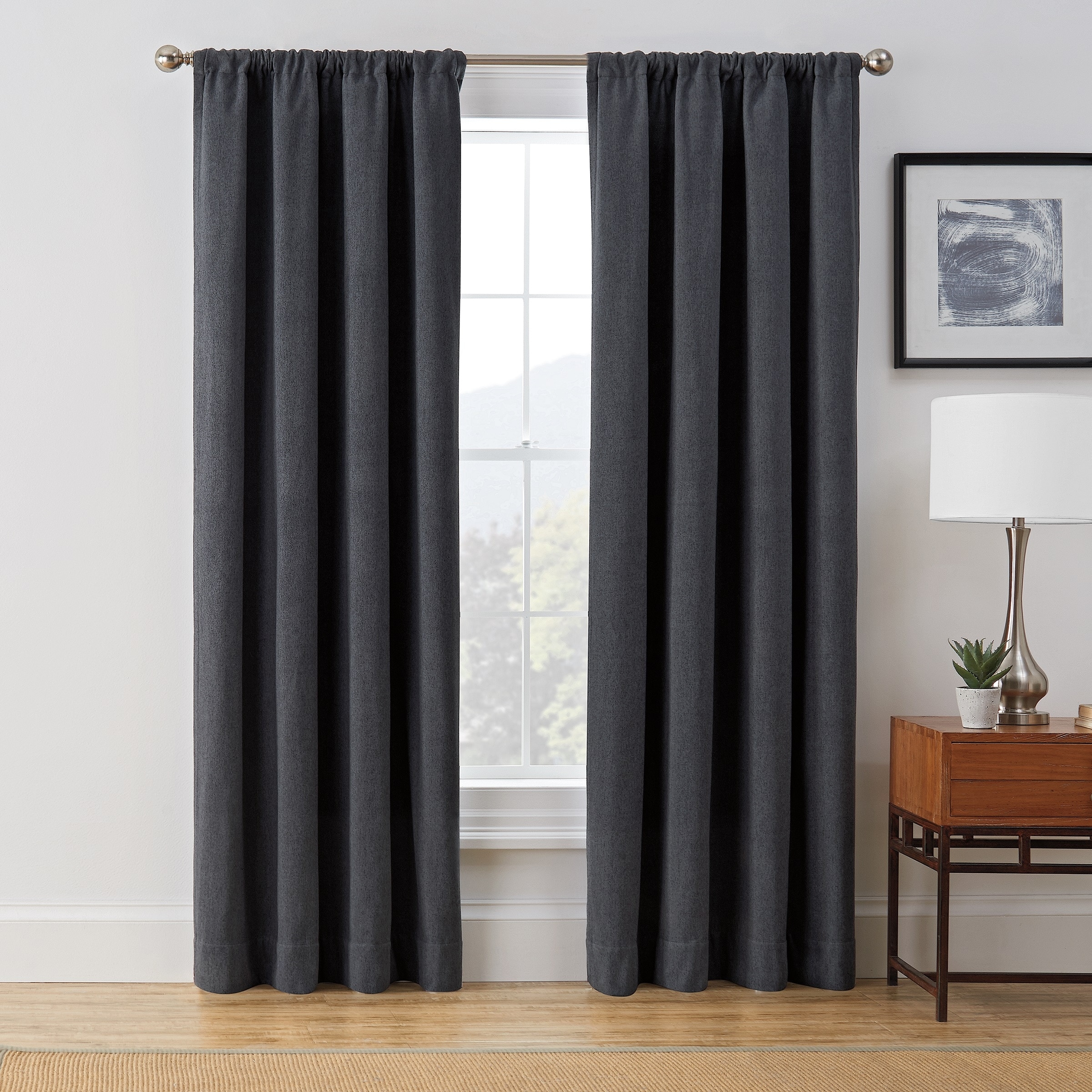 Brookstone Harvey 100-Percent Blackout Window Curtain Panel