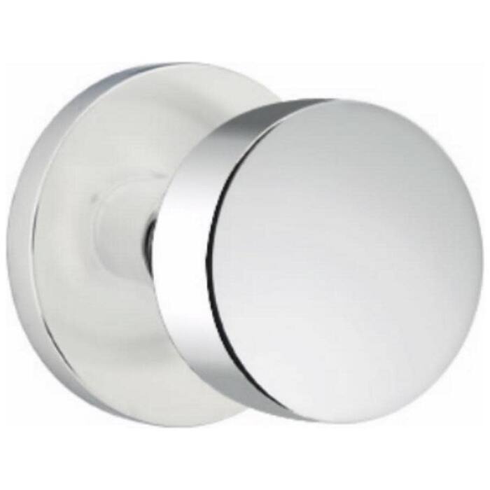 Emtek 5059ROU Round Non-Turning Two-Sided Dummy Door Knob Set with - Polished Chrome