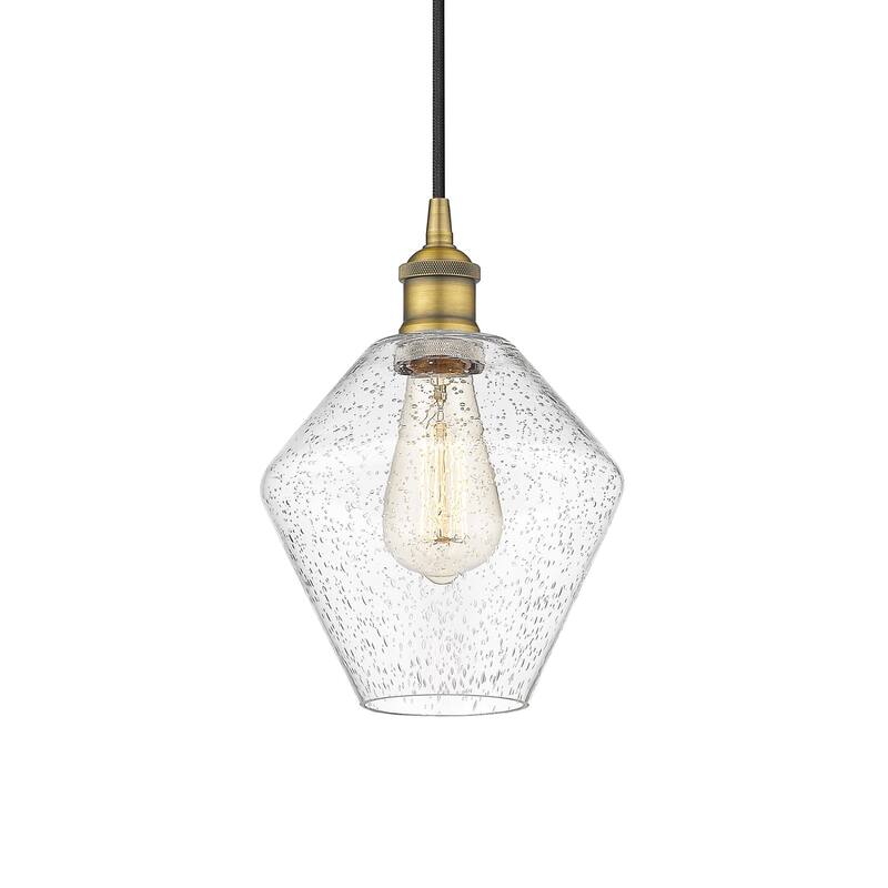 Innovations Lighting 616-1P-11-8 Cindyrella Pendant Cindyrella 8" Wide - Brushed Brass / Seedy
