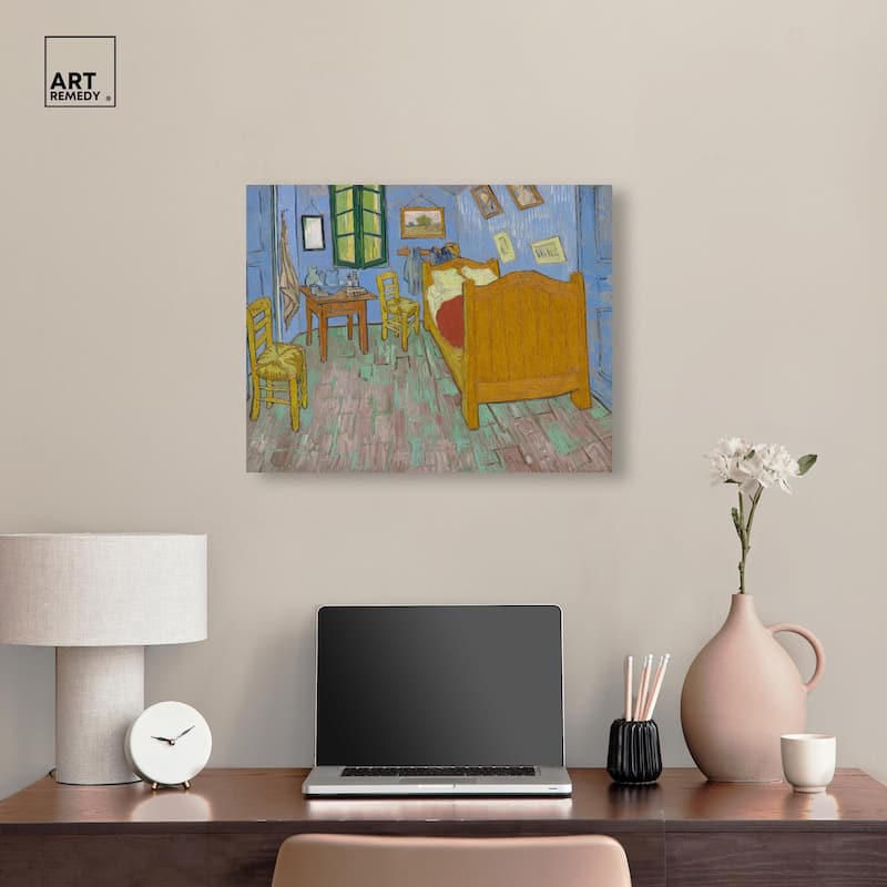 The Bedroom Canvas by Art Remedy, Gallery Wrapped