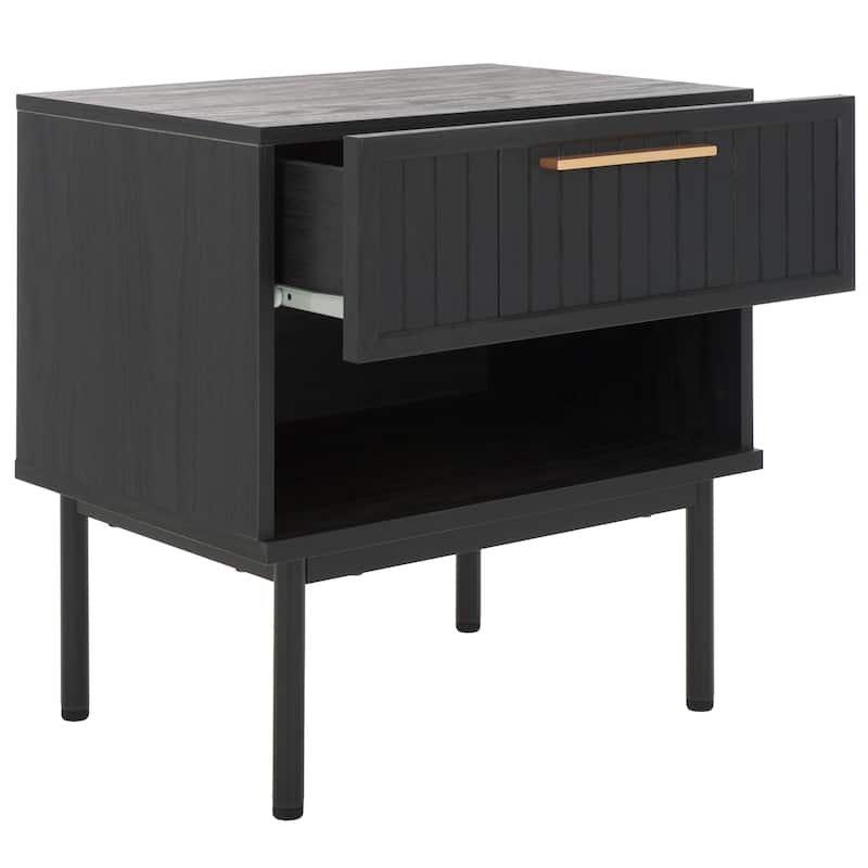 SAFAVIEH Home Axelle 1 Drawer Nightstand.