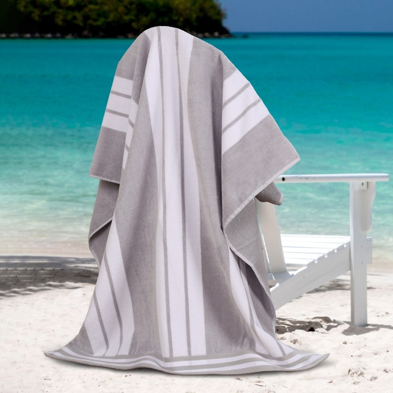 Gray beach towels online