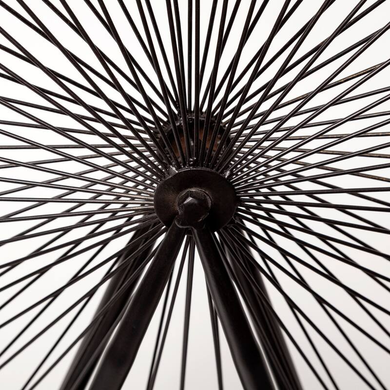 London Eye Black Metal Ferris Wheel Decorative Object - 25"W x 27"H x 3"D
