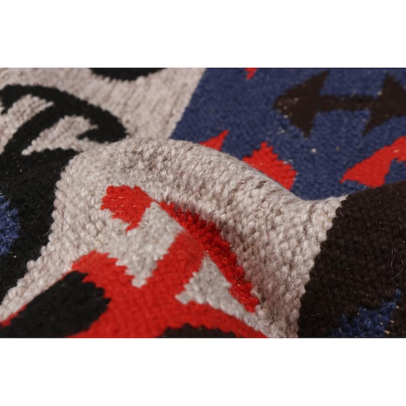 Ankara Grey Kilim 5'2" x 8'0" - 5'2 x 8'0