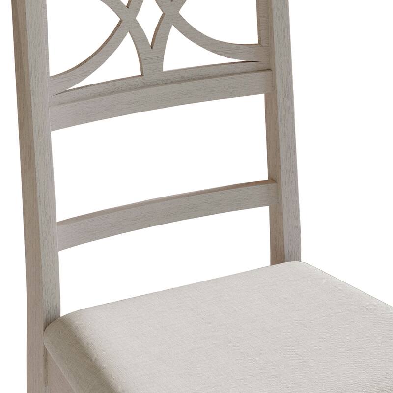 CraftPorch Mid Century Modern 4-Piece Chair and Round Table Dining Set