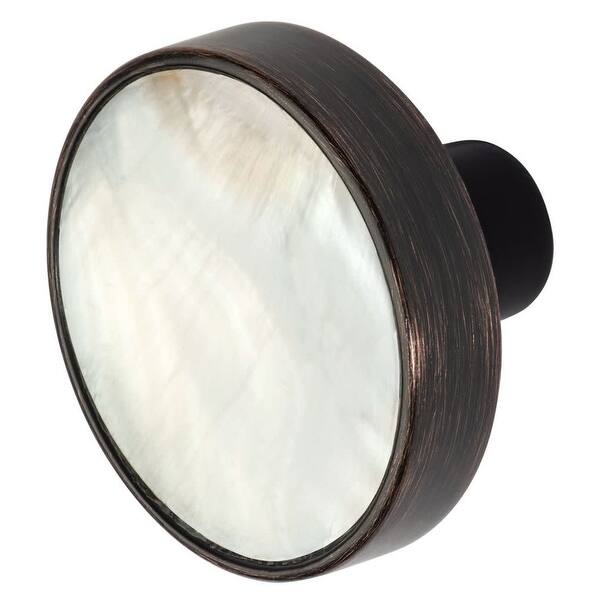 Pearl 1-3/8 in. Oil Rubbed Bronze Cabinet Knob Pearl 1-3/8 in. Oil Rubbed Bronze Cabinet Knob