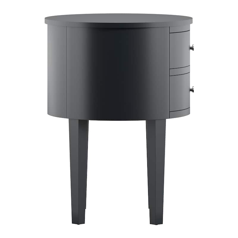 Aldine 2-drawer Oval Accent Table by iNSPIRE Q Bold