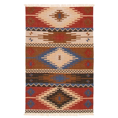Ankara FW Red Kilim 5'0" x 8'0" - 5'0 x 8'0