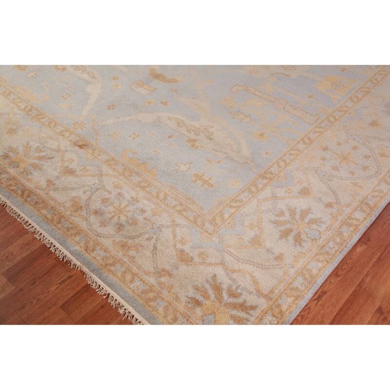 Oushak Indian Area Rug Oriental Handmade Wool Carpet - 8'2" x 9'10"