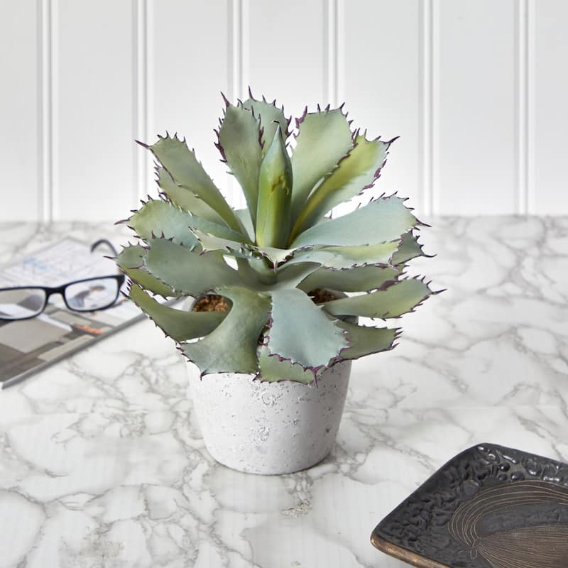 11" Succulent Artificial Plant - 4"