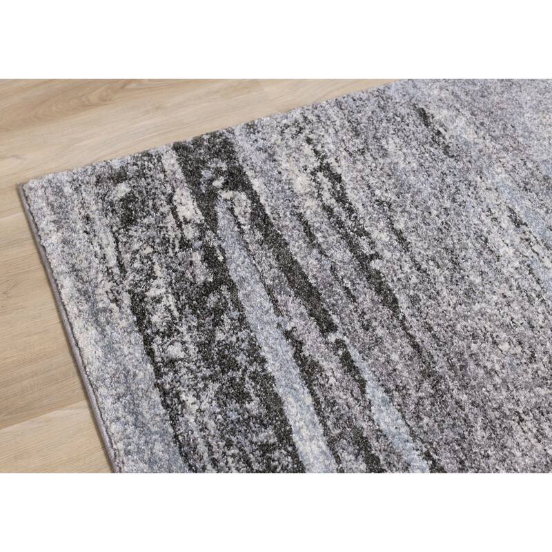 Brookfield Collection - Blue Blend Rug - 6'7" x 9'6"