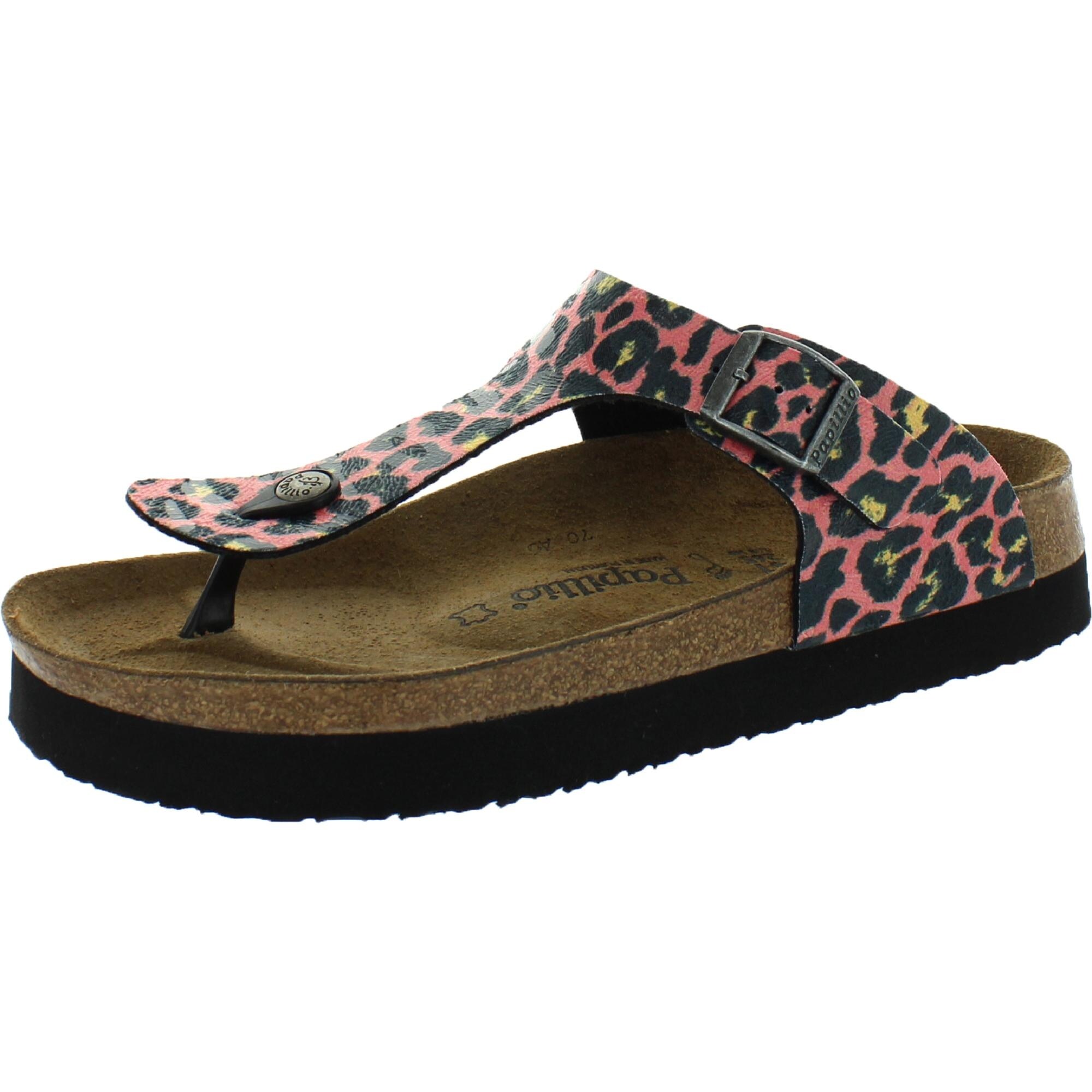 Animal print footbed sandals Clearance