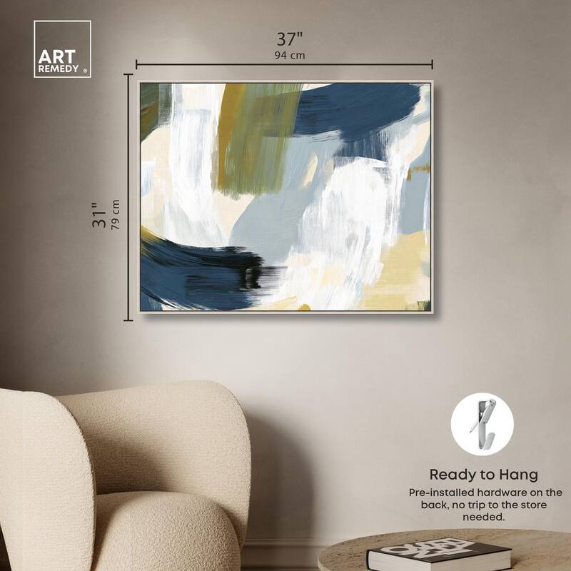 Moss Layers II Canvas by Art Remedy