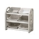 preview thumbnail 10 of 22, Multi-functional Kids Toy Storage Organizer with HDPE Shelf and 6 Bins