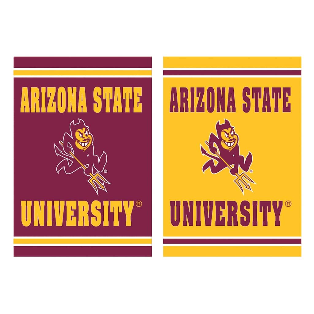 Embossed Suede Flag, Garden Size, Arizona State