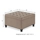 preview thumbnail 6 of 37, Large square storage ottoman with wooden legs