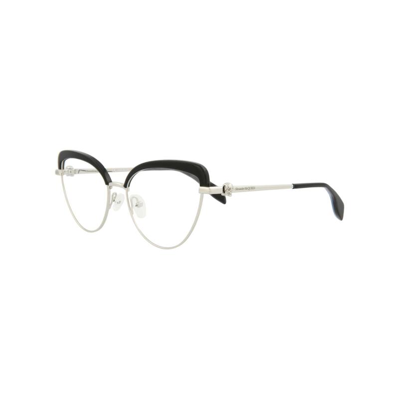 Alexander McQueen Cat Eye-Frame Metal Optical Frames
