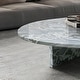 preview thumbnail 18 of 17, 35.4" Natural Marble Stone Coffee Table