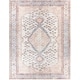 preview thumbnail 2 of 13, Hauteloom Moora Living Room, Bedroom Machine Washable Area Rug - Aqua, Black, Blush - 2' x 2'11"