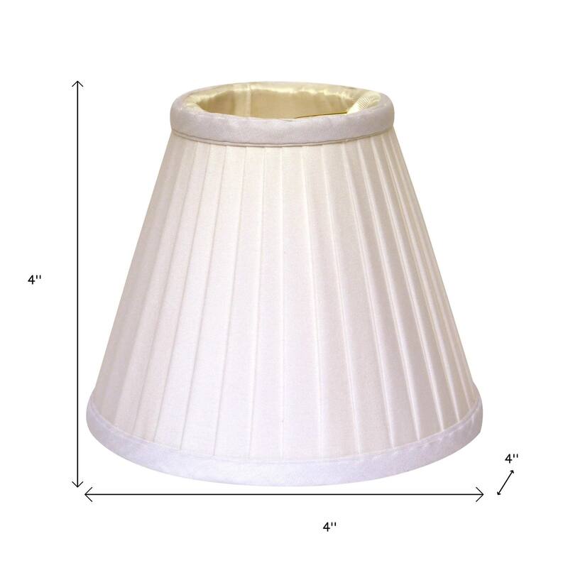 HomeRoots White Silk Empire Lamp Shade - 4