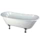 Option White / Polished Chrome Feet
