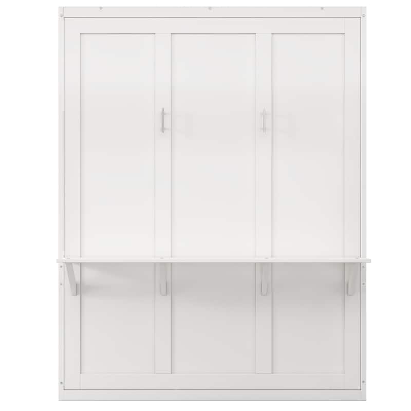 MERAX Murphy Bed, Folding Wall Bed with Desk