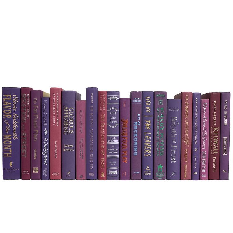 Books Purple Decorative Accessories: Berry Color By The Foot