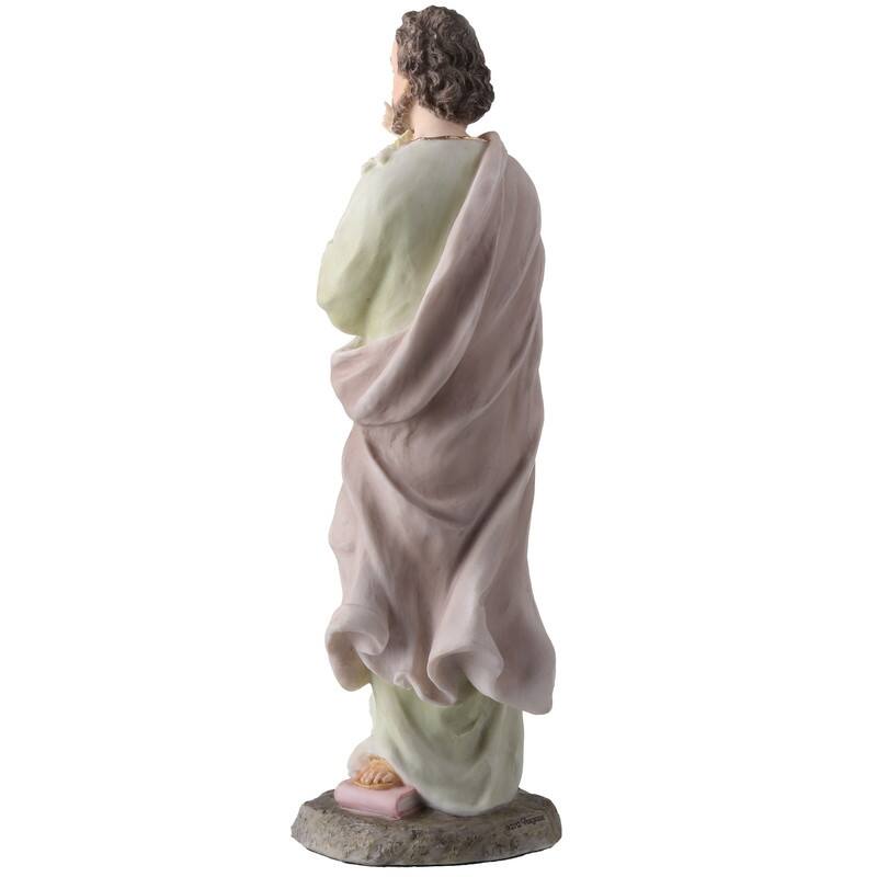 8.27 inches Height Polyresin Saint Joseph Holding Baby Jesus Multicolor Finish Figurine