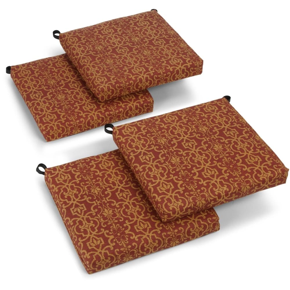 20-inch by 19-inch Indoor/Outdoor Chair Cushions (Set of 4) - 20 x 19