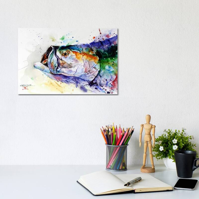 iCanvas "Fish" by Dean Crouser Canvas Print - 8x12x0.75