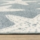 preview thumbnail 6 of 9, ROW Quinn Coastal Star Fish Blue/ Ivory Area Rug