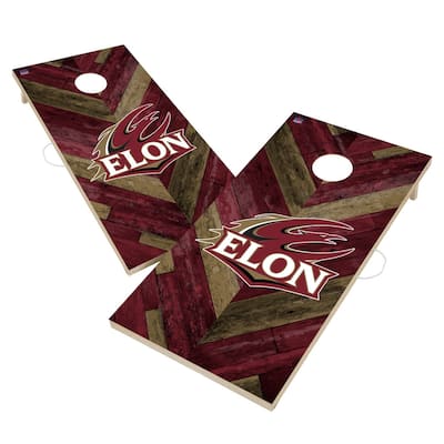 Elon University Phoenix Cornhole Board Set