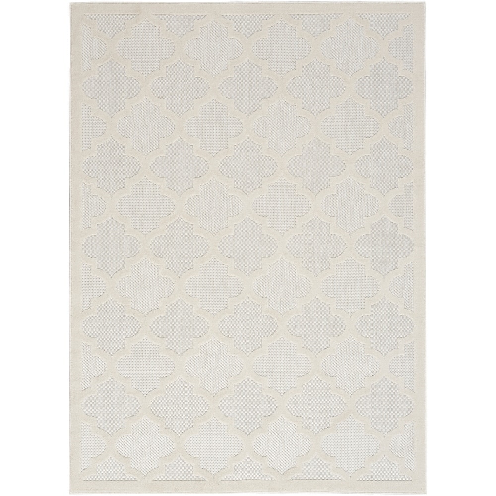 Nourison Easy Care Indoor/Outdoor Moroccan Trellis Area Rug