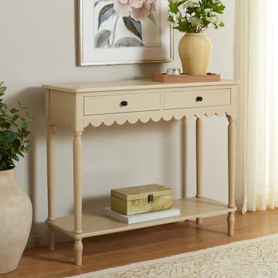 SAFAVIEH Haven 2-Drawer Small Console Table - 35"W x 13"D x 30"H