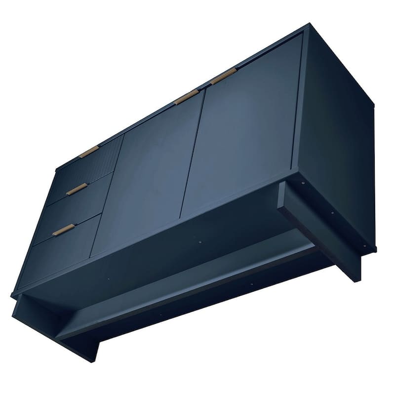 Manhattan Comfort Granville 55.07" 3 Drawer Modern Sideboard