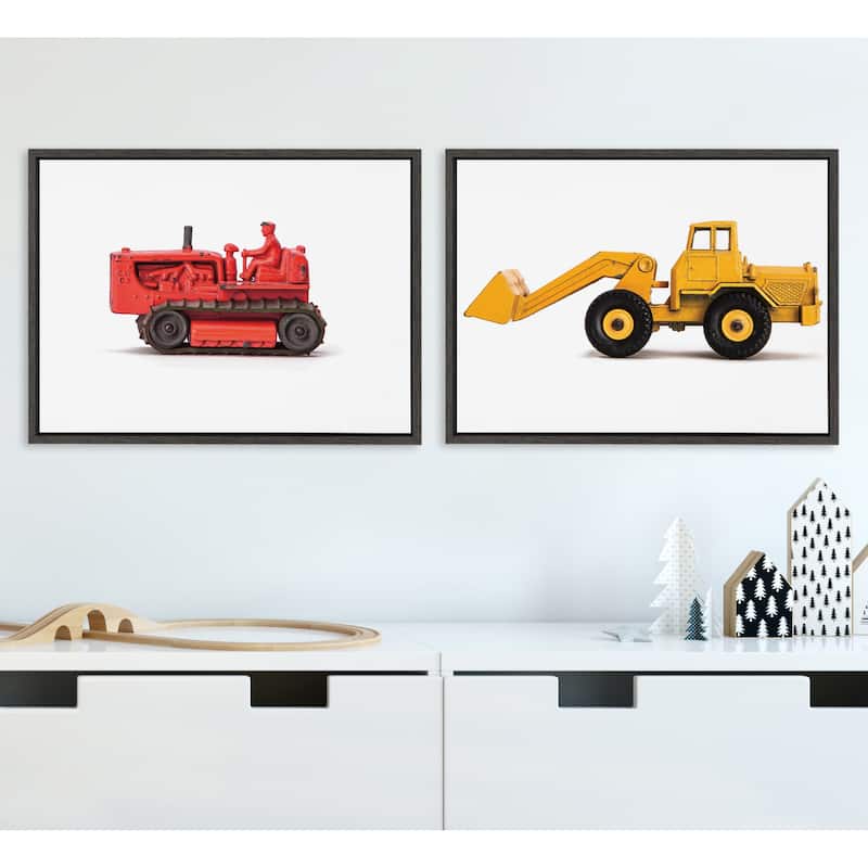 Kate and Laurel Sylvie Dozer Canvas Set by Saint and Sailor Studios