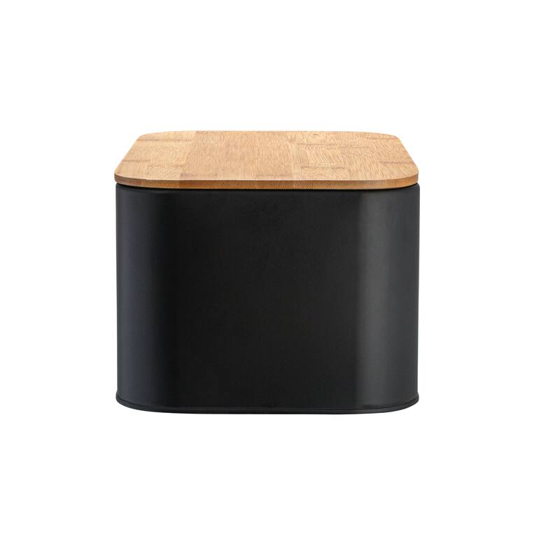 Metal "Bread" Bin with Bamboo Lid