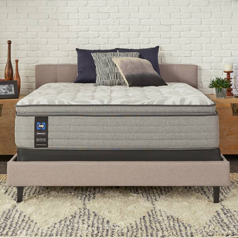 Sealy Posturepedic Spring Reed 15-inch Medium Euro Pillow Top Mattress Set