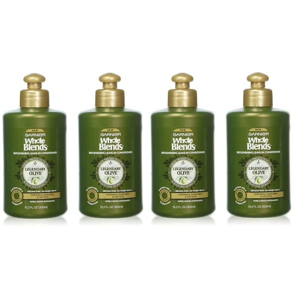 Garnier Whole Blends Replenishing Leave In Conditioner Legendary Olive 10 2 Oz Overstock 31932294