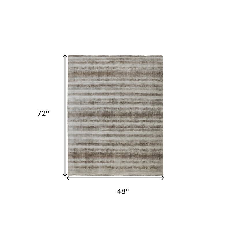 Widus Abstract Modern Woven Durable Area Rug By HomeRoots