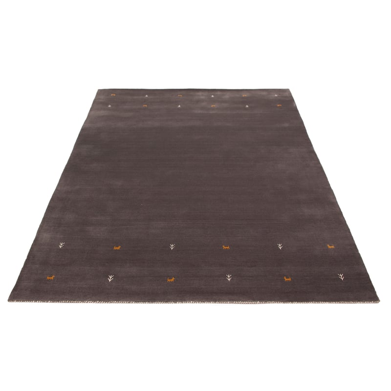 Kashkuli Gabbeh Grey Rug 7'8" x 10'9" - 7'8 x 10'9